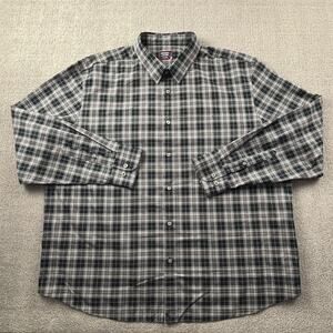 UNTUCKit Shirt Adult 3XL XXXL Check Button Up Long Sleeve Casual Preppy Men's